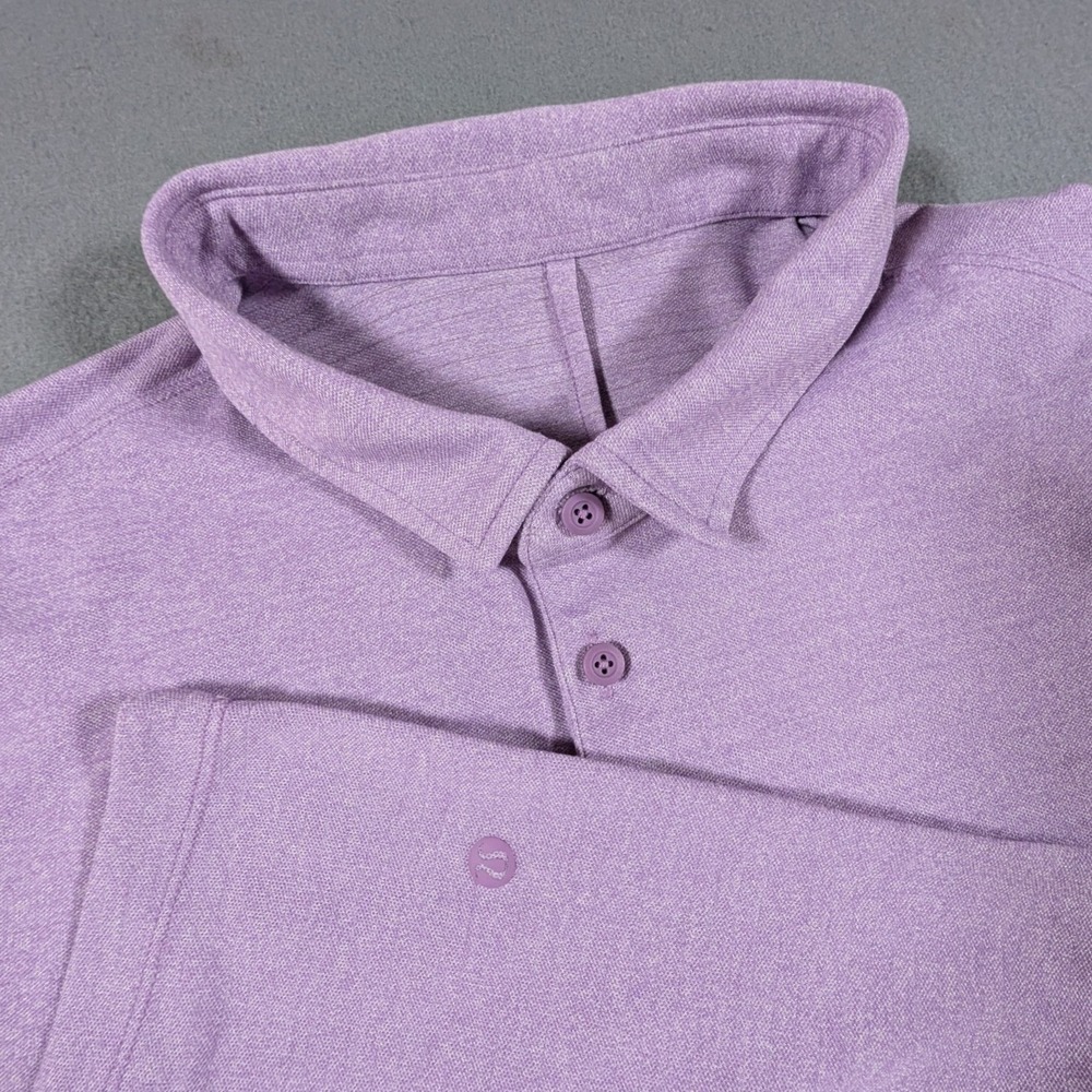 Lululemon Evolution Polo Shirt Mens XL Short Sleeve Athletic Top